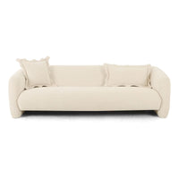 Lou Sandstone Textured Fabric Sofa