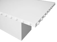 Reef 85" Matte White Lacquer Rectangular Dining Table