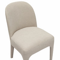 Margarette Modern Upholstered Beige Dining Chair (Set of 2)