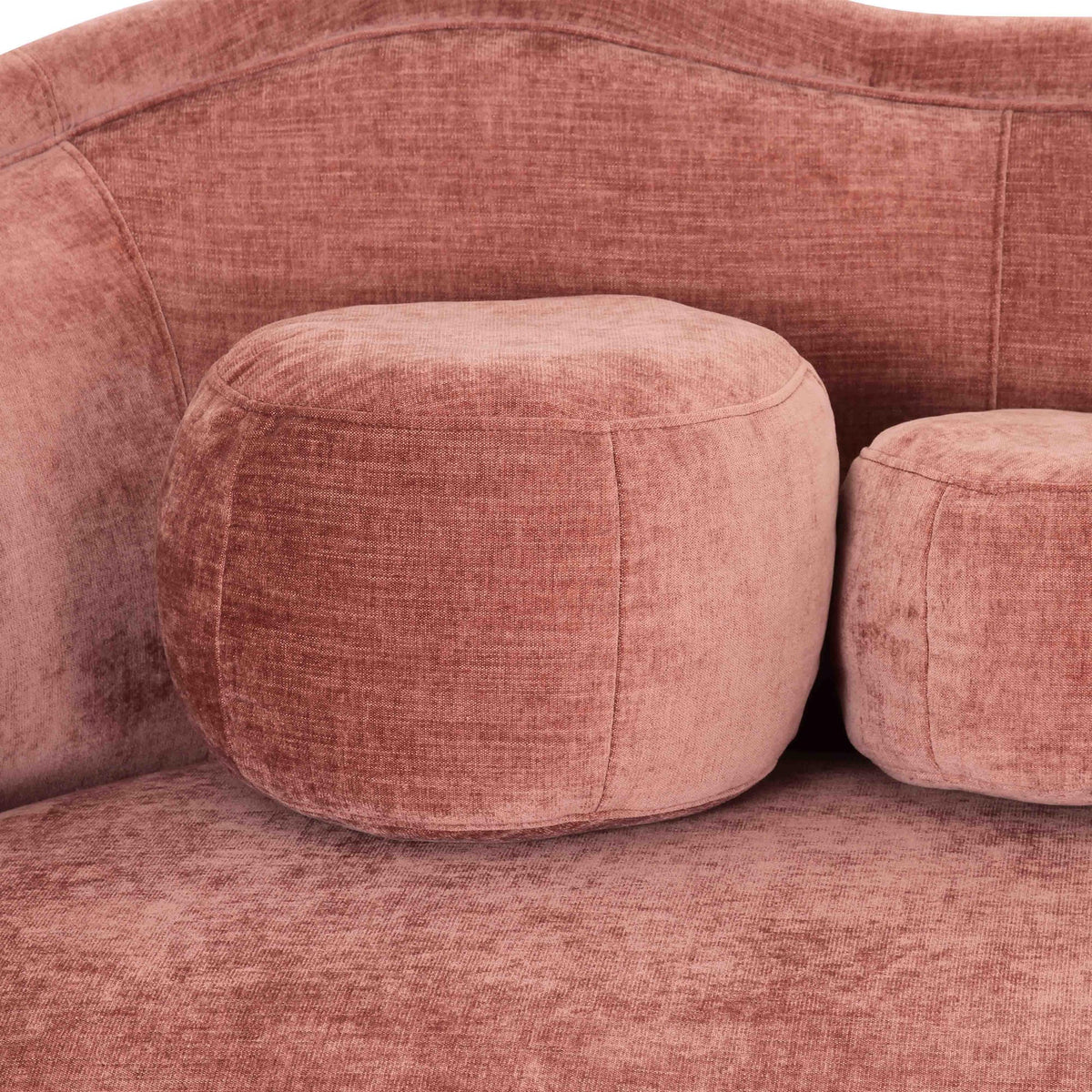 Libby 92.5” Mauve Textured Performance Velvet Sofa