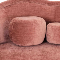 Libby 92.5” Mauve Textured Performance Velvet Sofa