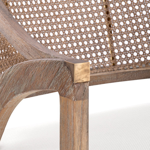 Eden Driftwood & Linen Accent Chair