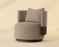 Bastille Sandbank Upholstered Swivel Accent Chair