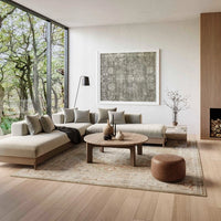 Pheobe Sage Multicolour Washable Area Rug