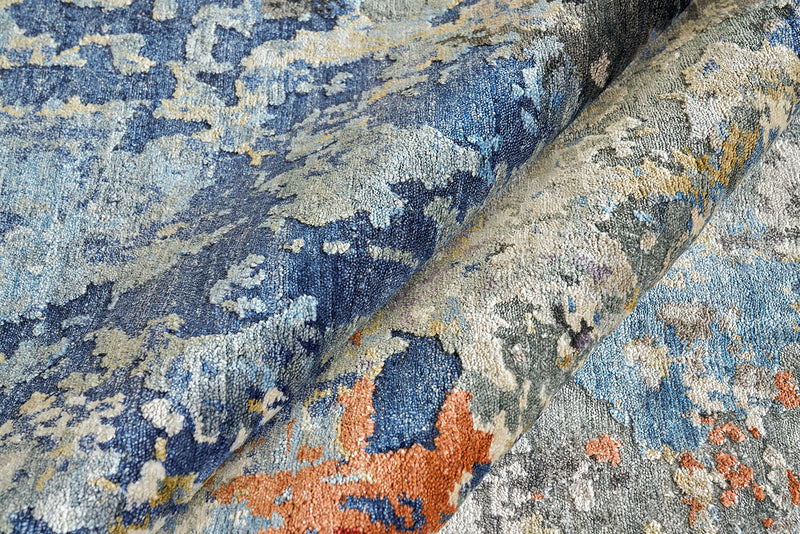 Roza Blue/Grey Artist's Area Rug