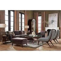 Hudson Elegant Brown Accent Chair