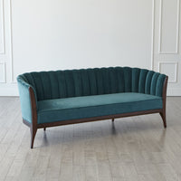 Channel 80" Dragonfly Velvet Sofa