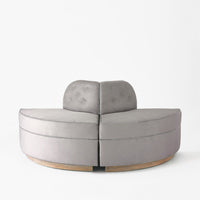 Broadway Grey Rondel (Each Quarter Section)