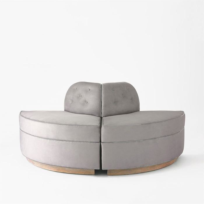 Broadway Grey Rondel (Each Quarter Section)