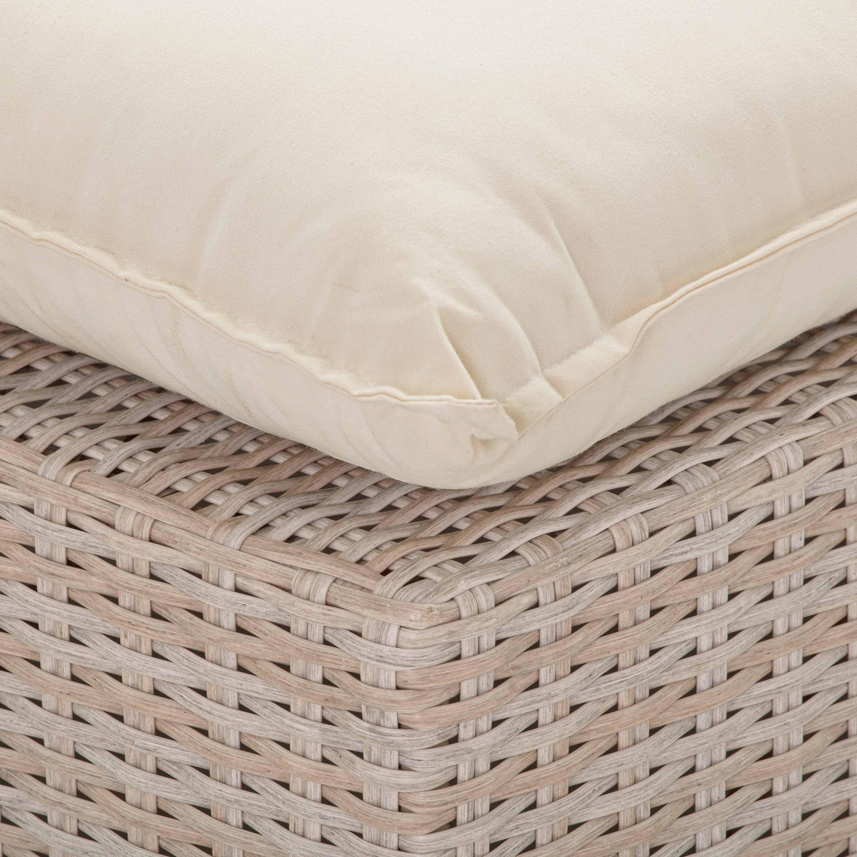 Cali Natural Wicker Outdoor Armless Chair