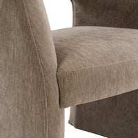 Verica Modern Tan Upholstered Dining Chair