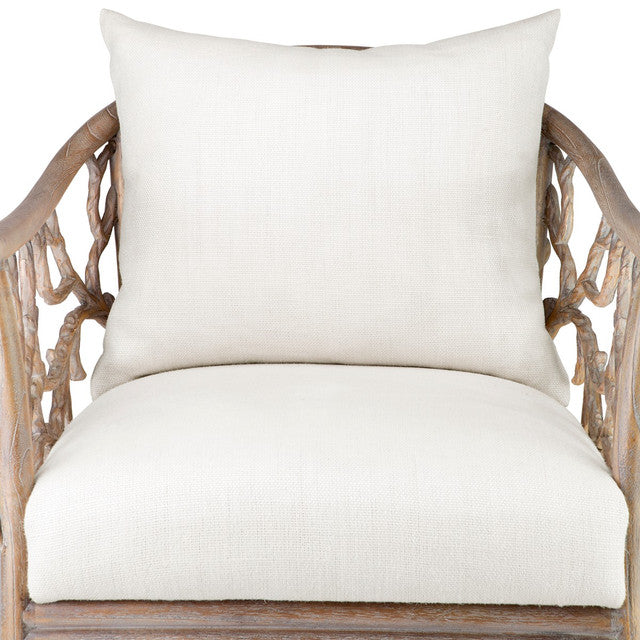 Ettah Driftwood & Linen Armchair