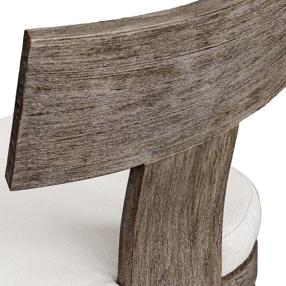 Sammantha White & Grey Outdoor Dining Chair (Set of 2)