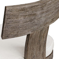 Sammantha White & Grey Outdoor Dining Chair (Set of 2)
