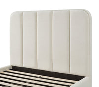 Penelope Cream Chenille Bed (2 Sizes Available)