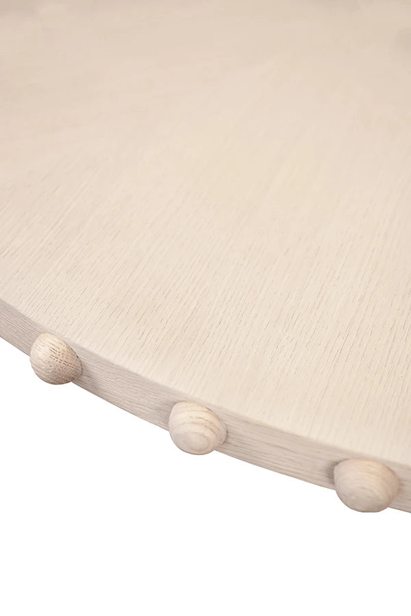 Reef 61" White Oak Round Dining Table