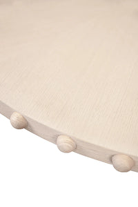 Reef 61" White Oak Round Dining Table