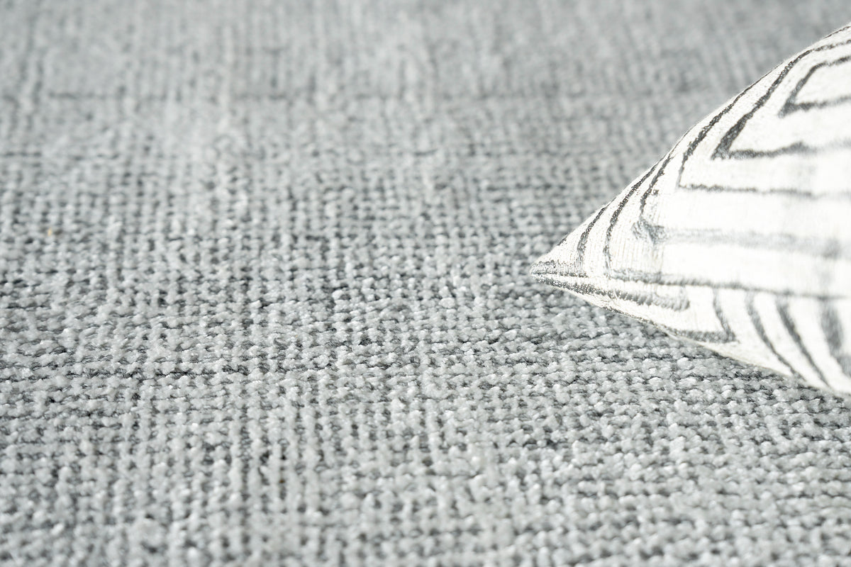 Amro Charcoal Modern Area Rug - Elegance Collection