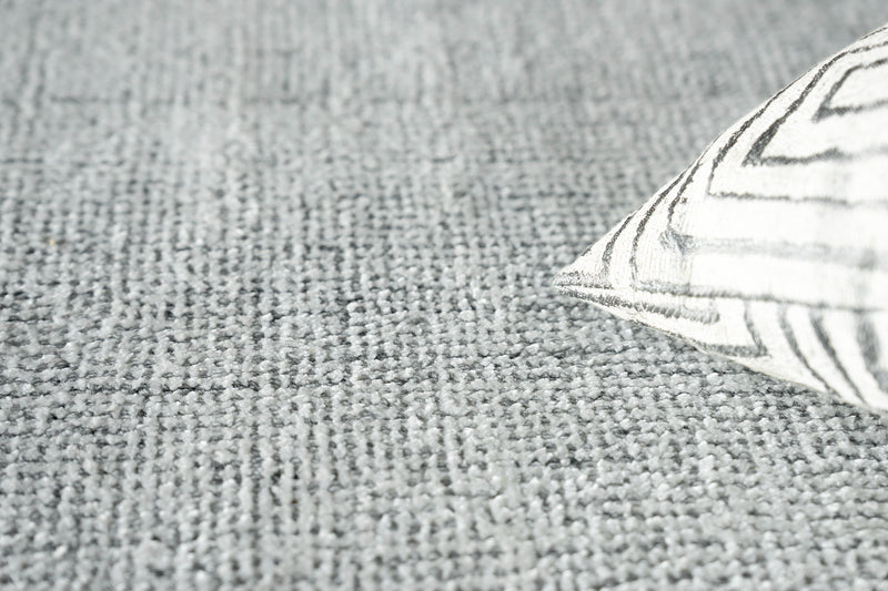 Amro Charcoal Modern Area Rug - Elegance Collection
