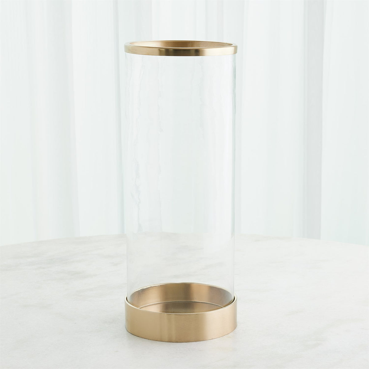 Banded Antique Brass Hurricanes (2 Sizes Available)