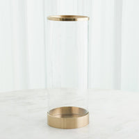 Banded Antique Brass Hurricanes (2 Sizes Available)