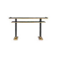 Dupre Antique Brass Sable Console Table