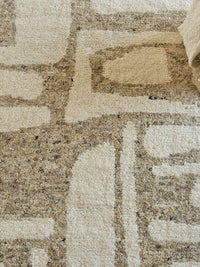 Montana Handmade Wool Beige/Ivory Area Rug - Elegance Collection