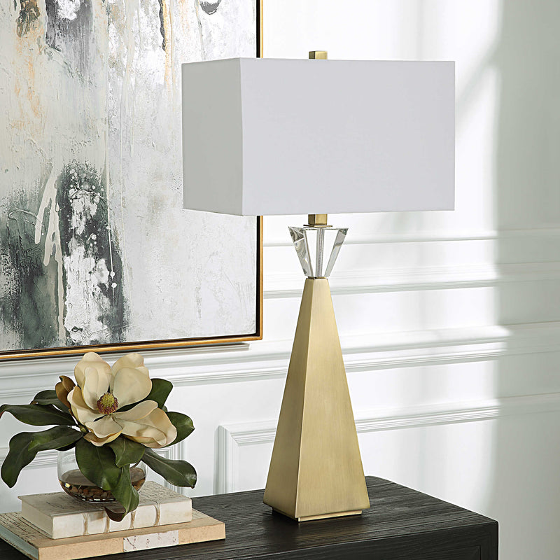 Charolette Cystal & Gold Table Lamp