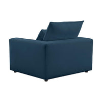 Cali Navy Blue Performance Fabric Accent Chair