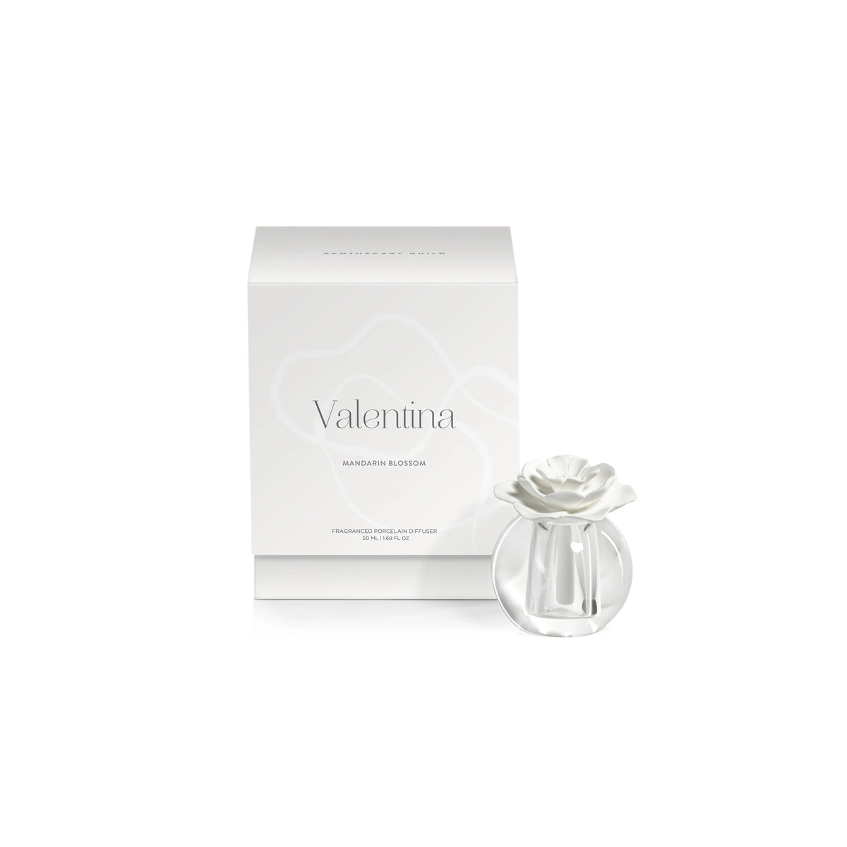 Apothecary Valentina Mandarin Blossom Fragrance Crystal Ball Diffuser - Set of 4 (2 Sizes Available)