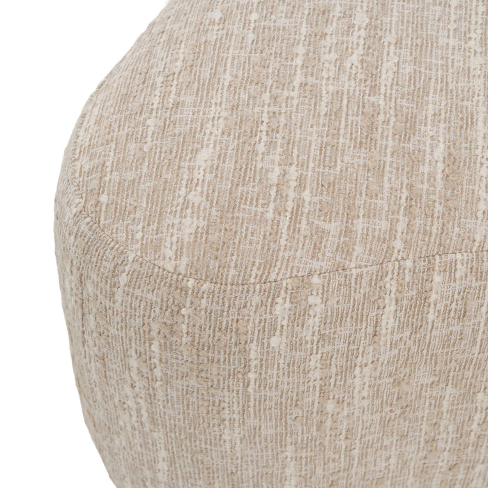 Fawnie Modern Beige Ottoman