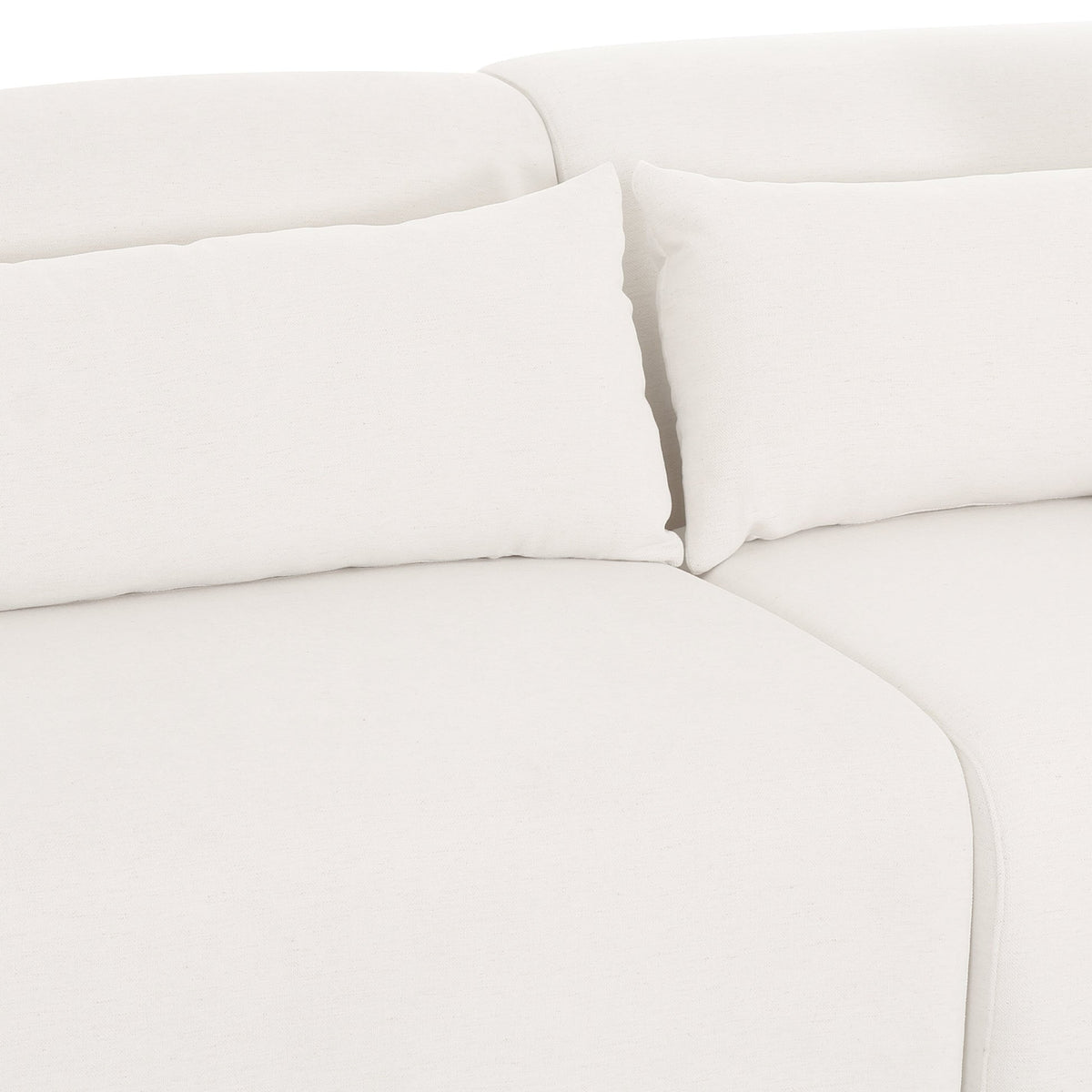 Tereasa 3-Piece Cream Performance Chenille Modular Sectional (RAF & LAF)