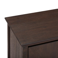 Lunaris 76" Dark Brown Sideboard