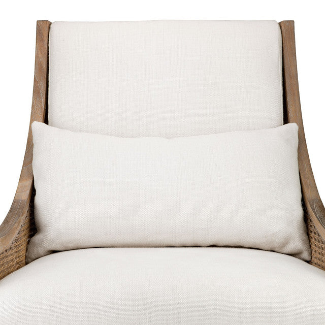 Aspen Driftwood Linen Accent Chair