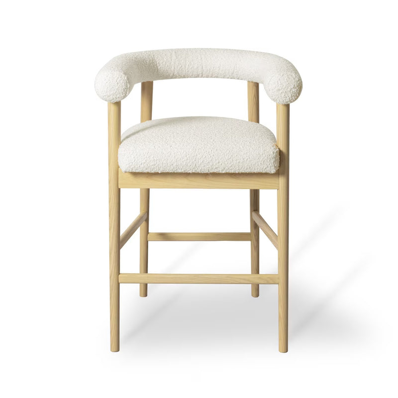 Spara Cream Performance Boucle Counter Stool