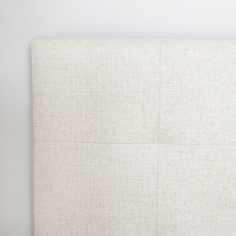 Evita Cream Fabric Storage Bed