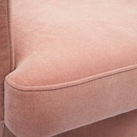 Nest Pink Upcycled Chenille Rolling Desk Chair