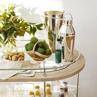 Brays White Wash Bar Cart