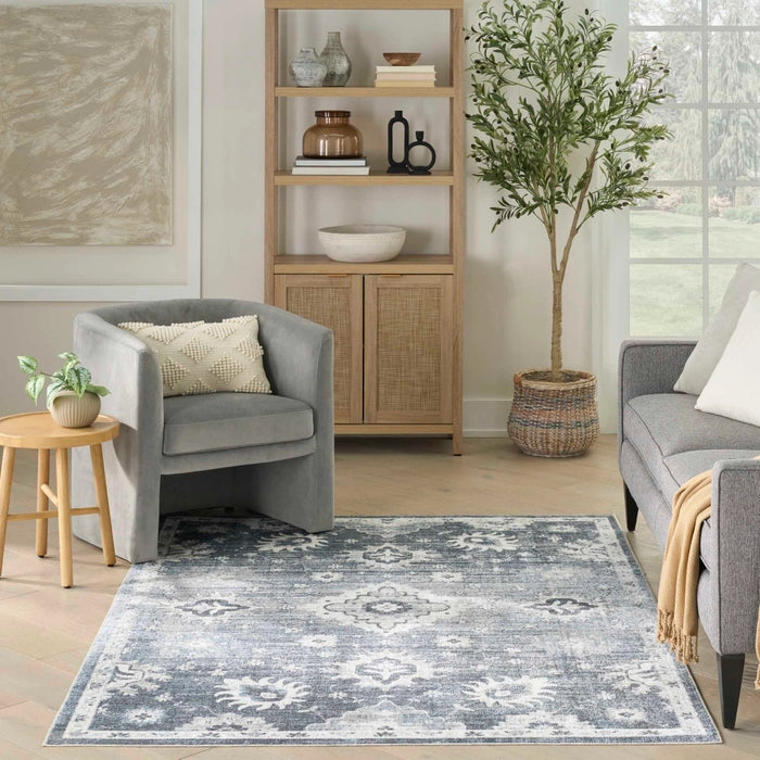 Pheobe Denim Washable Area Rug