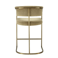 Villa Modern Brown & Gold Counter Chair