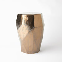 Farrah Bronze Ottoman/Accent Table