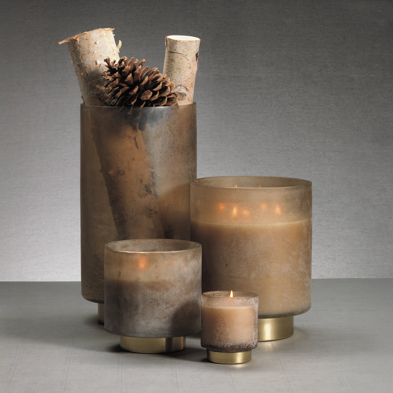 Cortina Large Taupe Scented Candle (Set of 2)