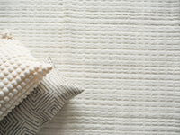 Rina Modern White Patterned Area Rug - Elegance Collection