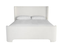 Ives White Boucle Bed