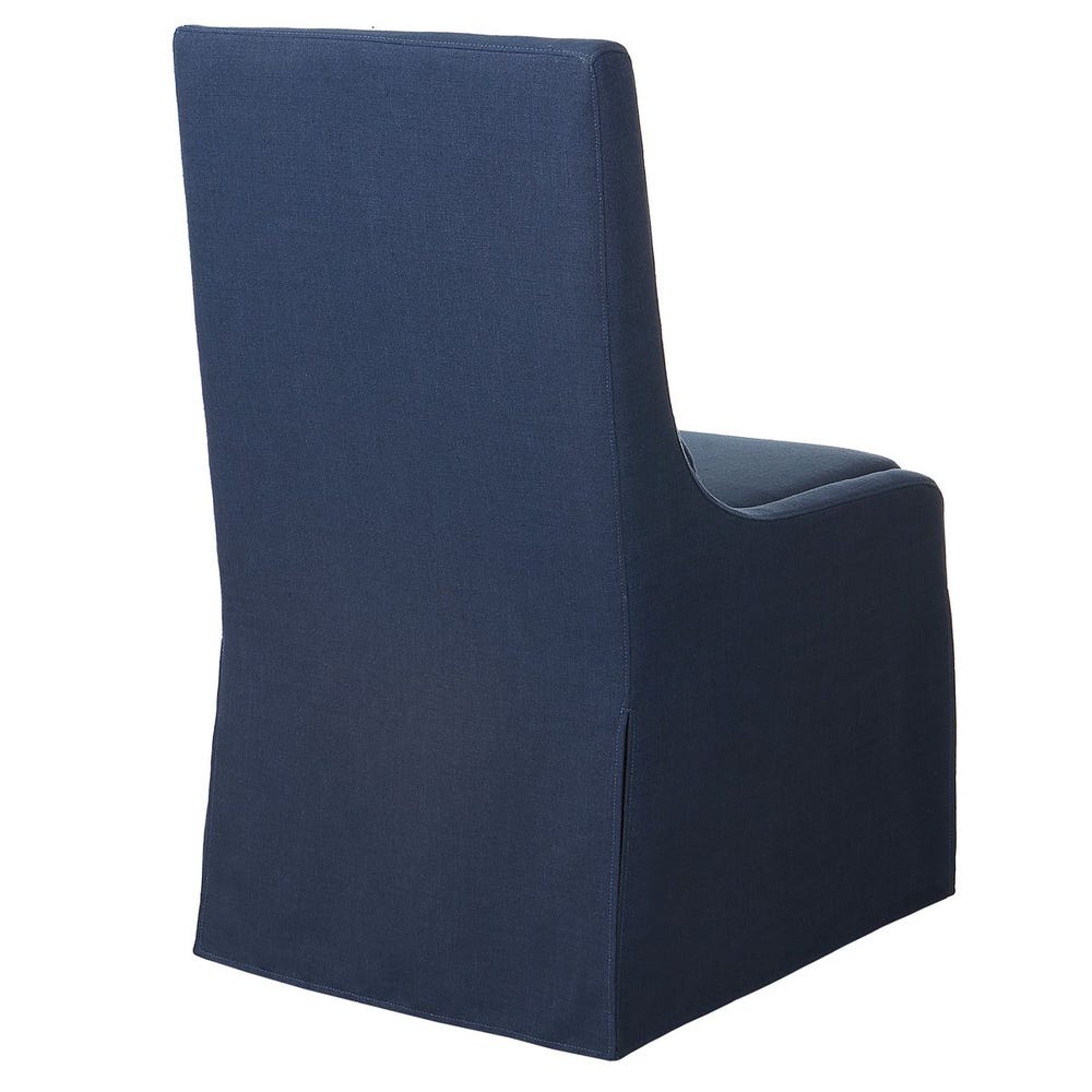 Hazel Armless Blue Line Chair