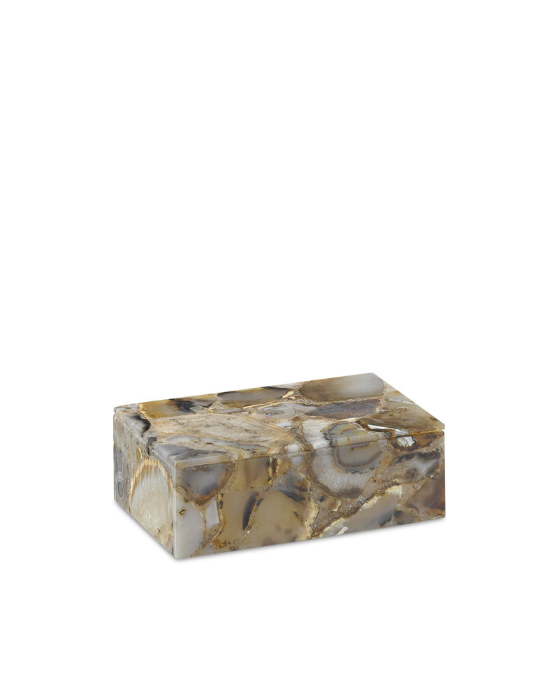 Leonie Black Agate Box (2 Sizes Available)