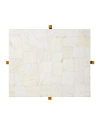 Amelie Mother of Pearl & Brass Martini Table