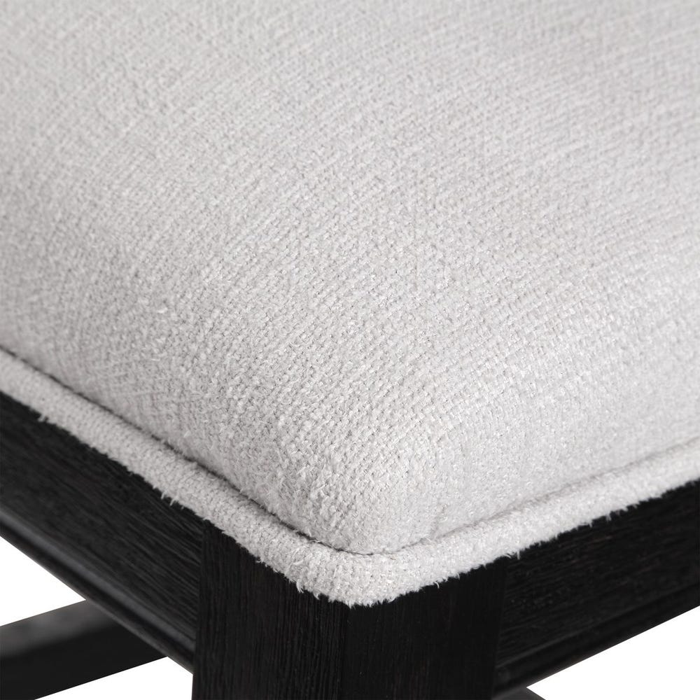 Rowan Performance Charcoal Black Counter Stool