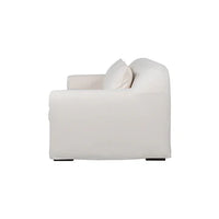 PAREE 85"  Linen Ivory Slipcover