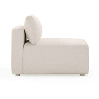Karsyn Cream Performance Fabric Outdoor Modular Armless Chair